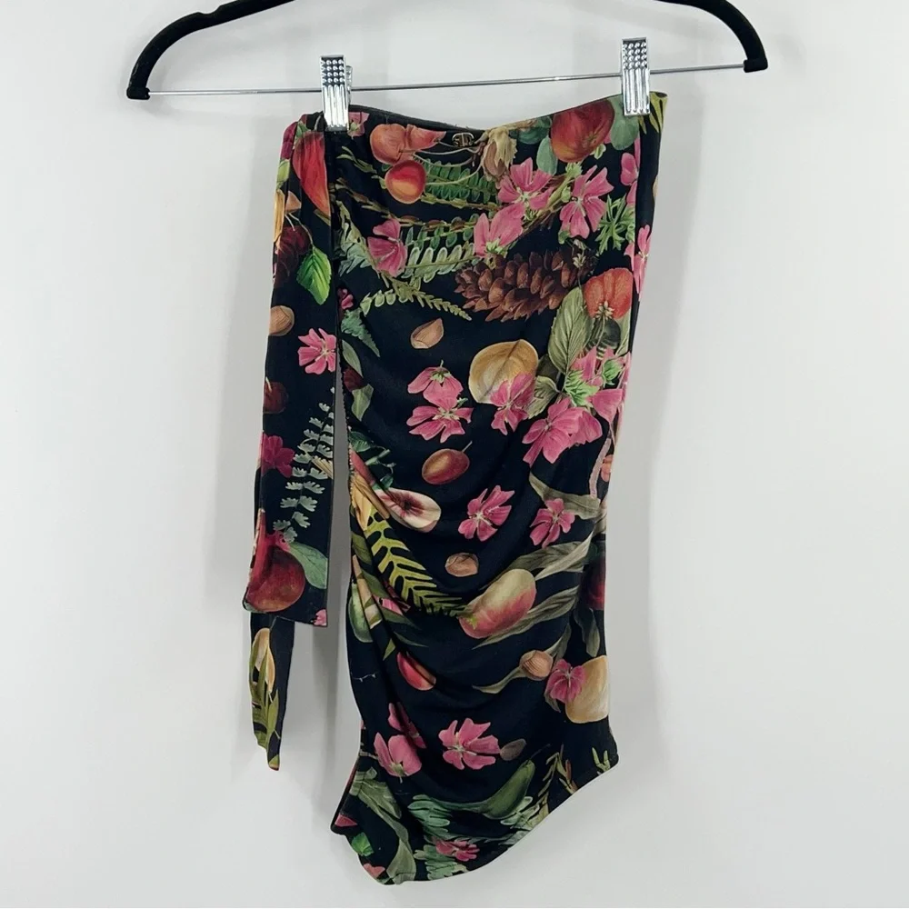Adriana Degreas NWT Fruits Exotiques Strapless Swimsuit size Small